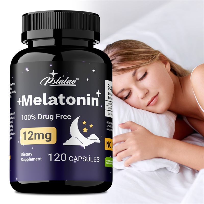 Health Wellness - Melatonin 12mg - Relieves Anxiety and