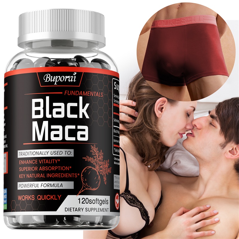 Herbal Supplement - Black Maca Supplement - Increases Muscle