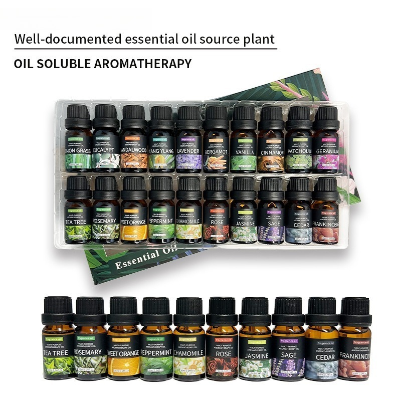 Lavender Oil - 20 Kinds Aromatherapy Essential Oils Set