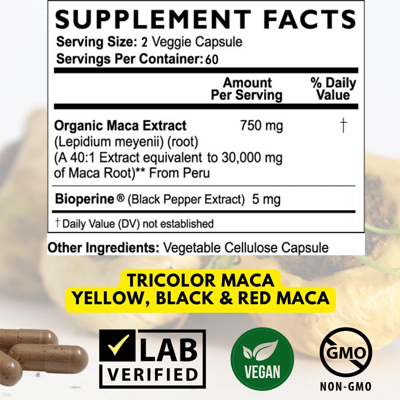 Maximum Strength Black Maca Ro - Herbal Supplement review and price