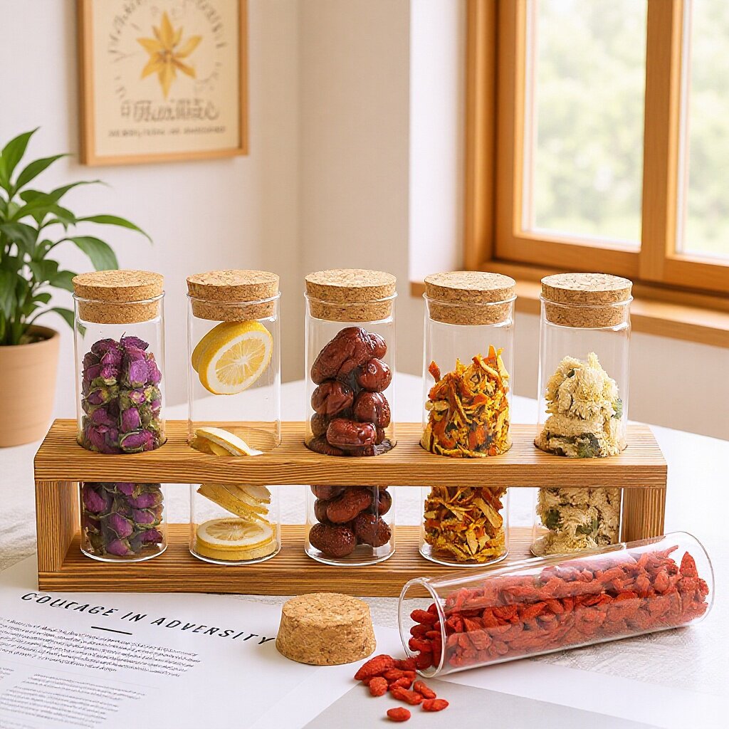 Sealed Storage Vials With Glas - Herbal Tea review and price