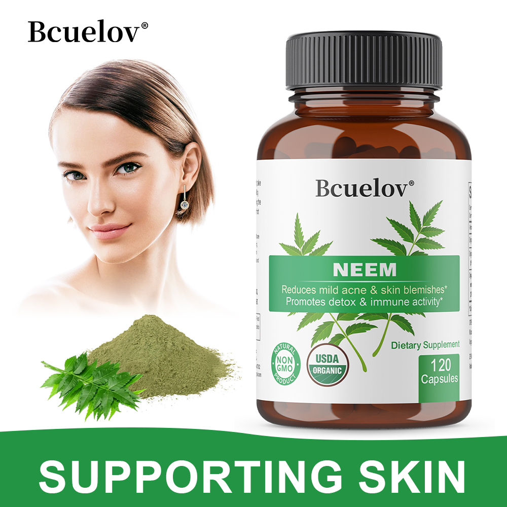 Organic Neem Leaf Capsules, He - Herbal Supplement review and price