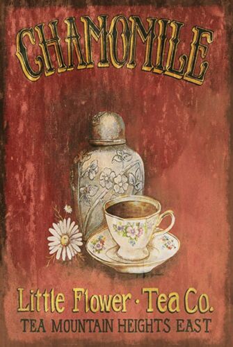 Chamomile Tea Advert Retro Vin - Chamomile Tea review and price