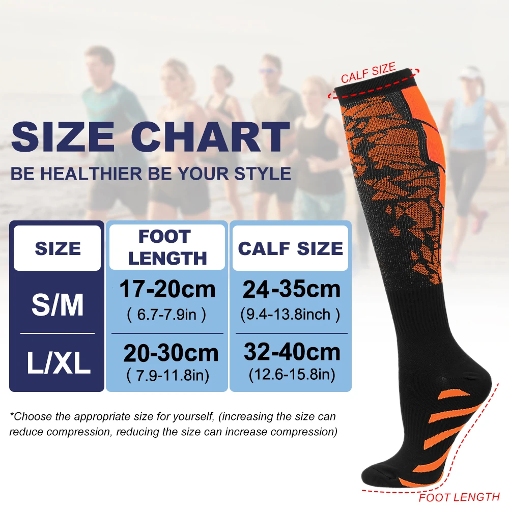 1Pair New Compression Socks 20 - Echinacea review and price
