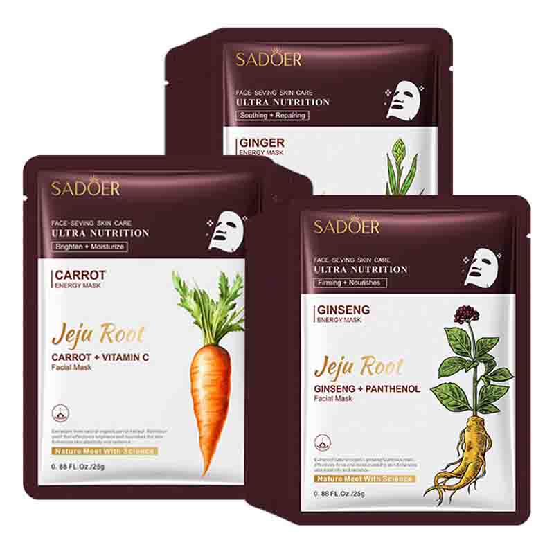 5pcs SADOER Plant Roots Face M - Ginger Tea review and price