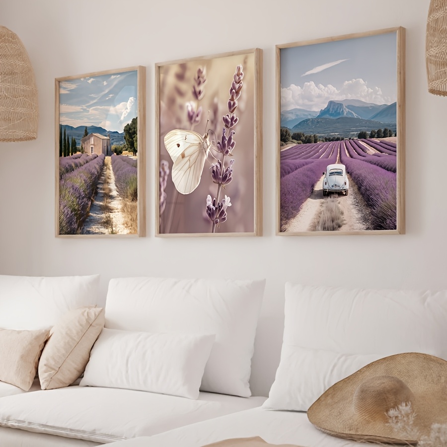 Lavender Provence 3pcs Canvas  - Lavender Oil review and price