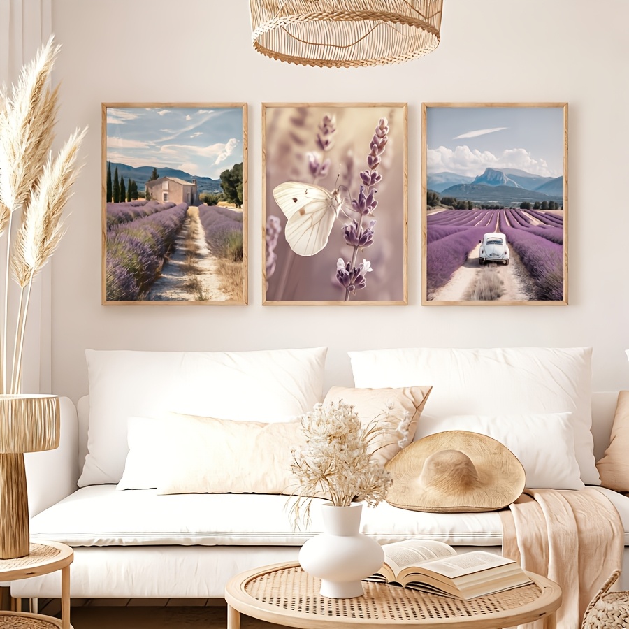 Lavender Provence 3pcs Canvas  - Lavender Oil review and price