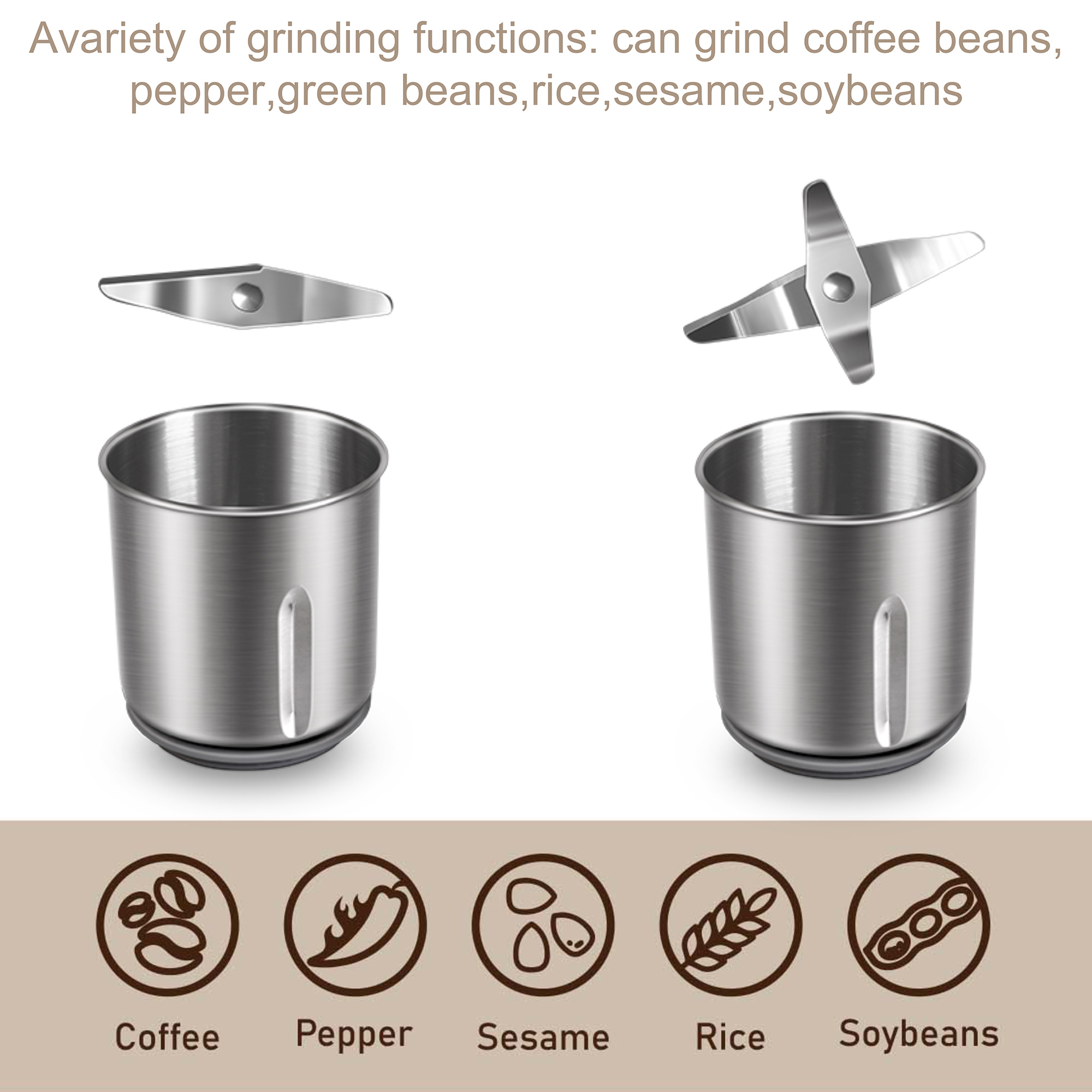 Detachable Electric Coffee Gri - Dried Herbs review and price