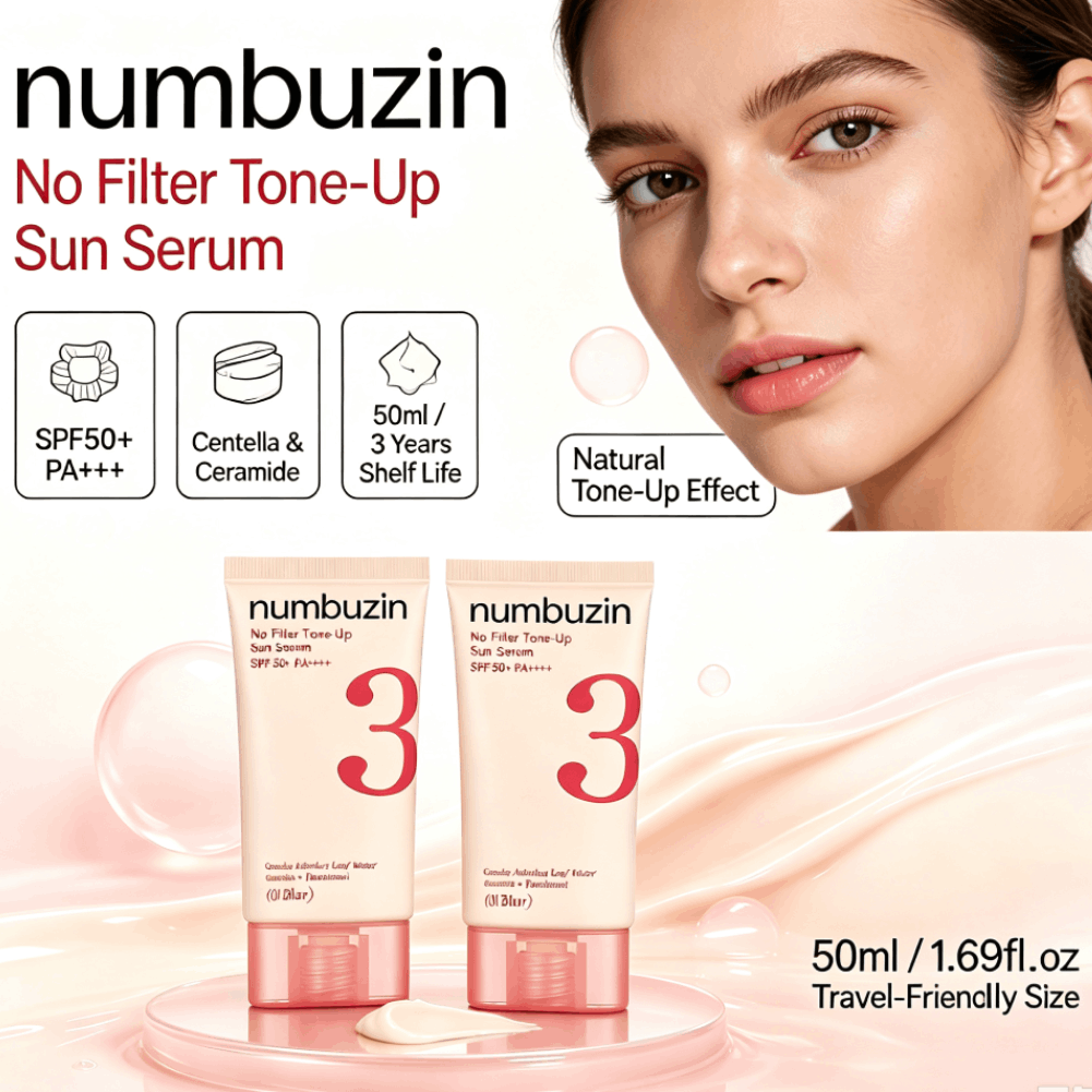 Numbuzin 3 Sun Serum SPF50+ Ce - Echinacea review and price