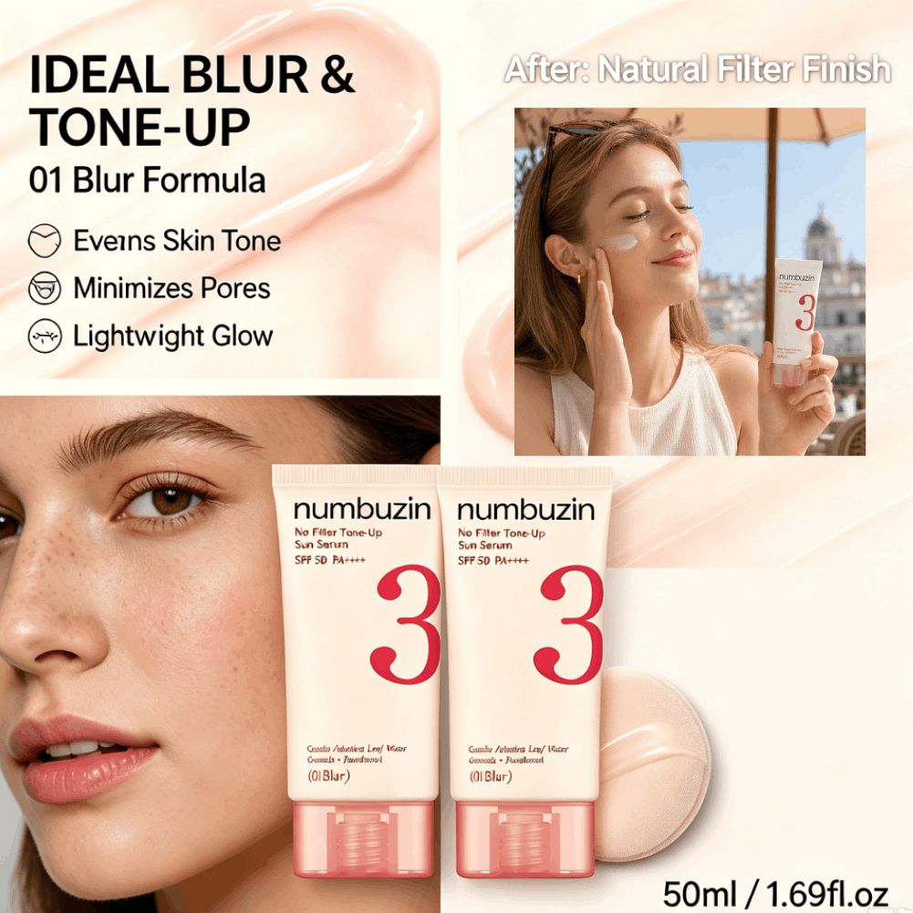 Numbuzin 3 Sun Serum SPF50+ Ce - Echinacea review and price
