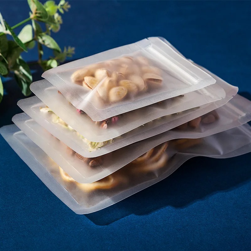 Frosted Clear Ziplock Bag Food - Dried Herbs review and price