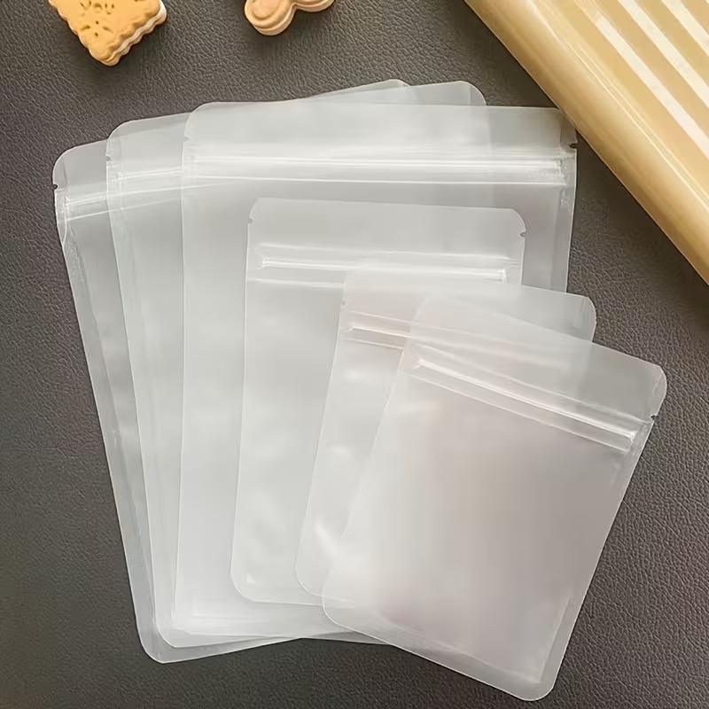Frosted Clear Ziplock Bag Food - Dried Herbs review and price