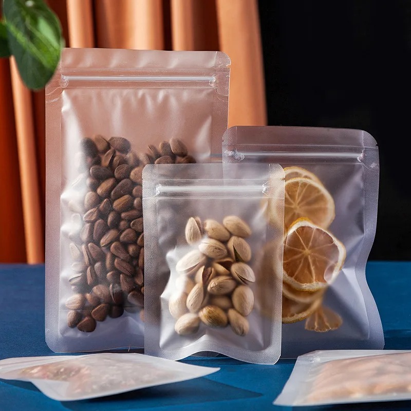 Frosted Clear Ziplock Bag Food - Dried Herbs review and price