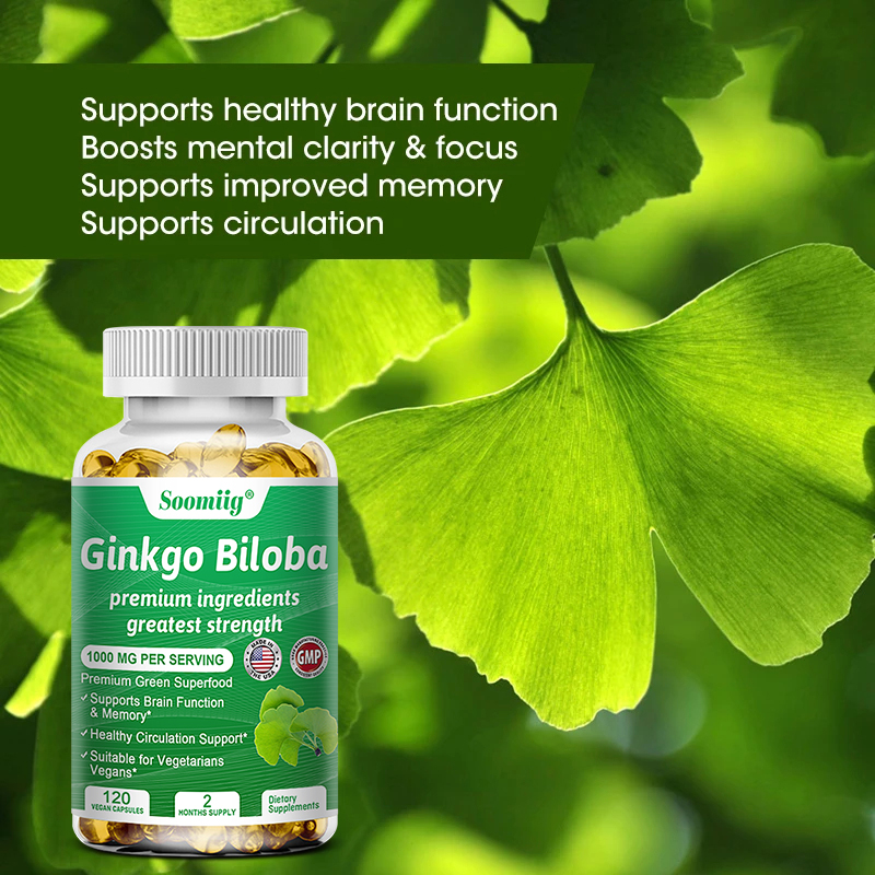 Ginko Biloba Capsules - Brain  - Ginger Tea review and price