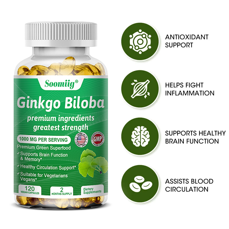 Ginko Biloba Capsules - Brain  - Ginger Tea review and price