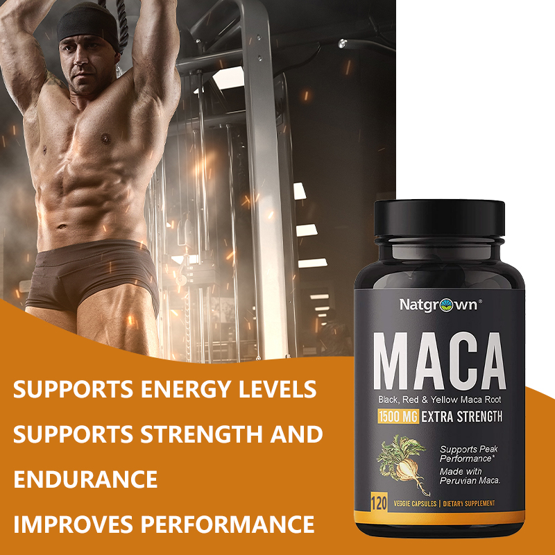 Maca Root Capsules (Black + Re - Herbal Supplement review and price