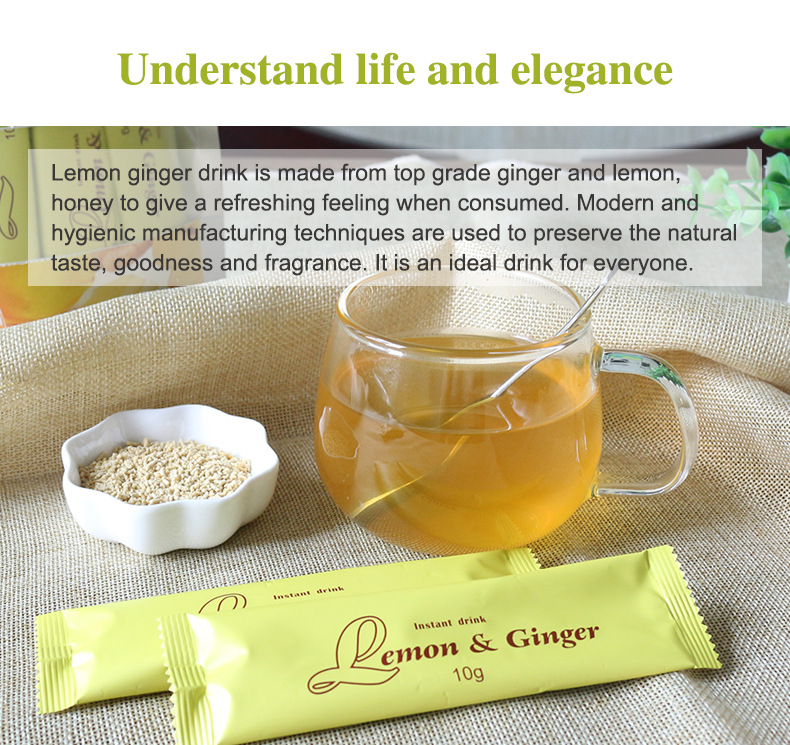 Natural Lemon Ginger Tea Pain  - Ginger Tea review and price